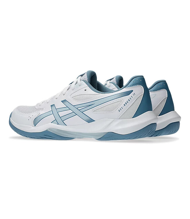Asics Gel-Rocket 12 Wide Men's Shoes - White/Cool Grey