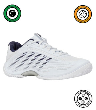 K-Swiss Hypercourt Express 3 Wide Men's Tennis Shoe - White/Peacoat