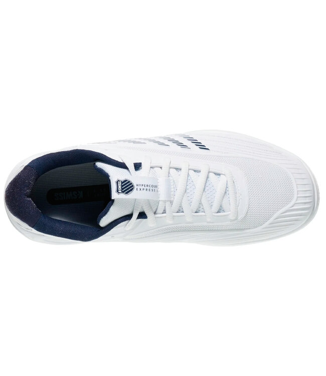 K-Swiss Hypercourt Express 3 Wide Men's Tennis Shoe - White/Peacoat
