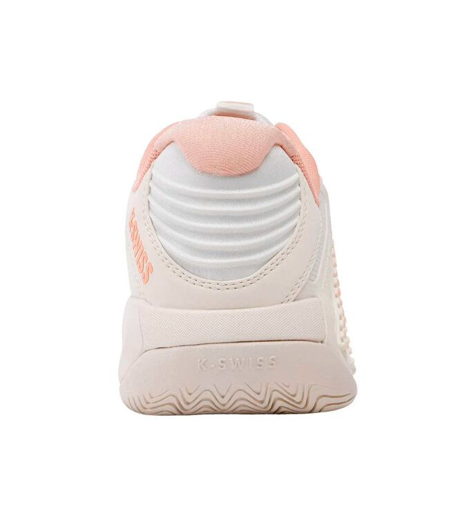 K-Swiss Hypercourt Express 3 Women's Tennis Shoe - Egret/Peach Parfait