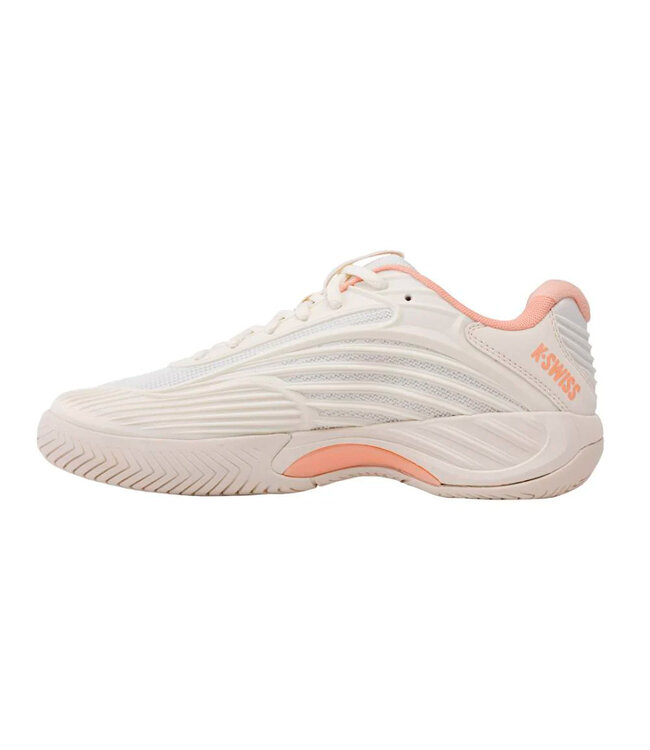 K-Swiss Hypercourt Express 3 Women's Tennis Shoe - Egret/Peach Parfait