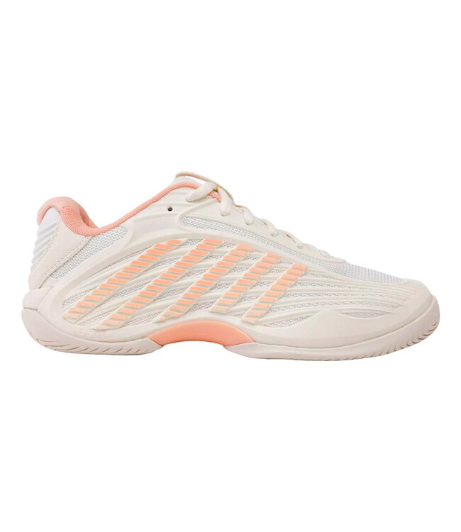 K-Swiss Hypercourt Express 3 Women's Tennis Shoe - Egret/Peach Parfait