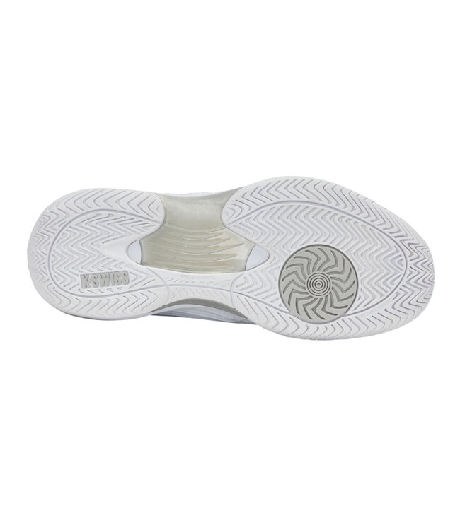 K-Swiss Hypercourt Express 3 Wide Women's Tennis Shoe - White/Dawn Blue