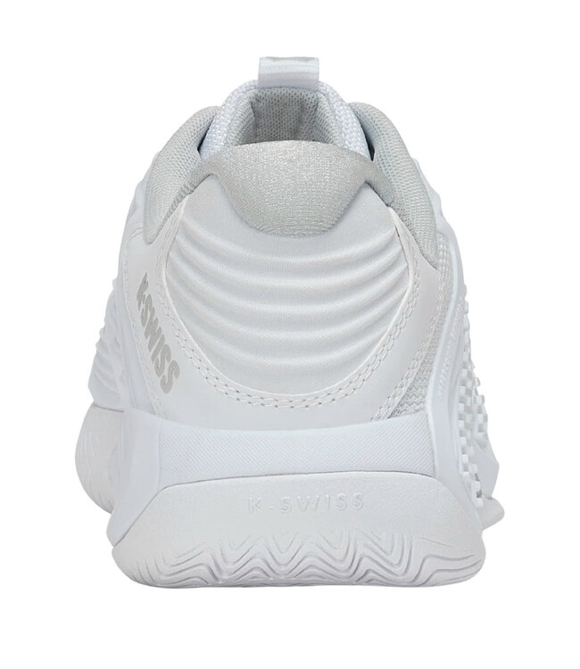 K-Swiss Hypercourt Express 3 Wide Women's Tennis Shoe - White/Dawn Blue