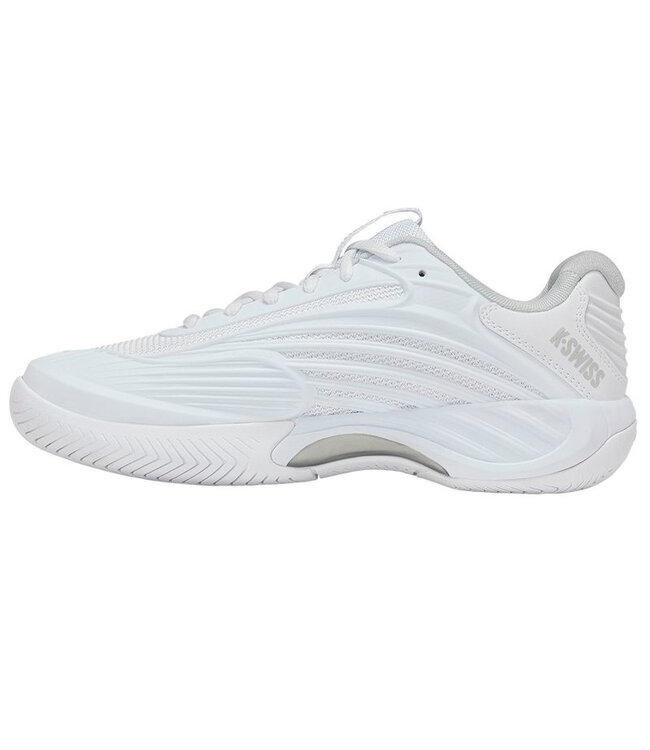 K-Swiss Hypercourt Express 3 Wide Women's Tennis Shoe - White/Dawn Blue