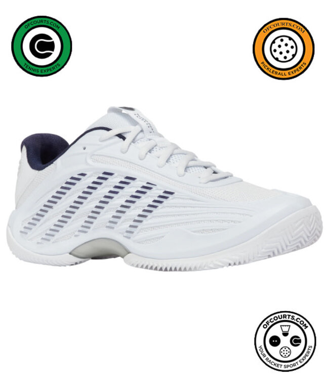 K-Swiss Hypercourt Express 3 Men's Tennis Shoe - White/Peacoat