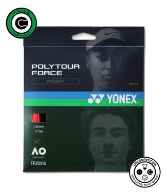 Yonex Poly Tour Force 120 Tennis String - Red