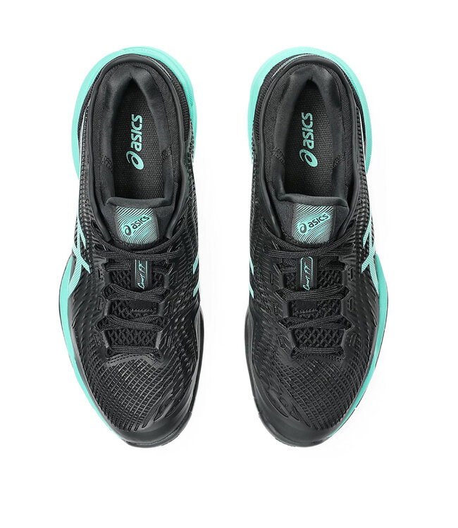 Asics Court FF 3 Men's Tennis Shoe - Black/Aurora Green