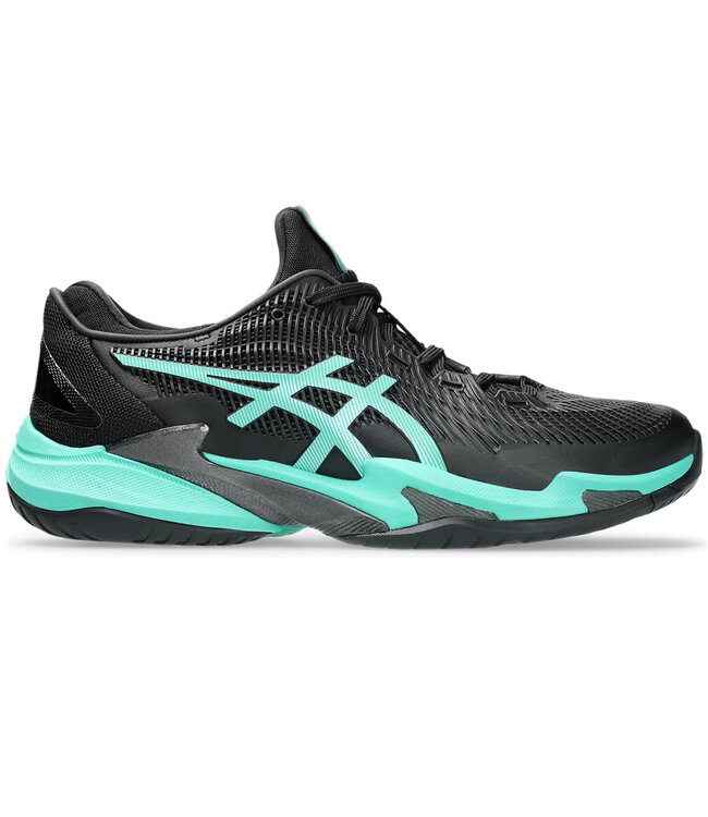 Asics Court FF 3 Men's Tennis Shoe - Black/Aurora Green