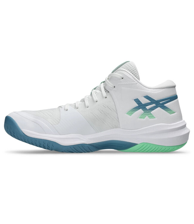 Asics Sky Elite FF MT 3 Men's Indoor Shoe - White/Saba Blue