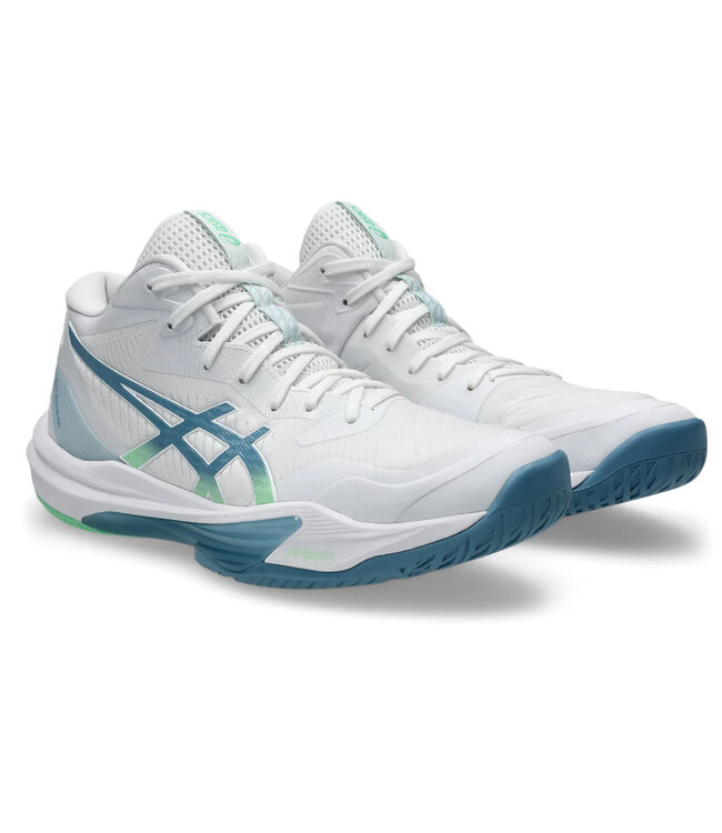 Asics Sky Elite FF MT 3 Men's Indoor Shoe - White/Saba Blue