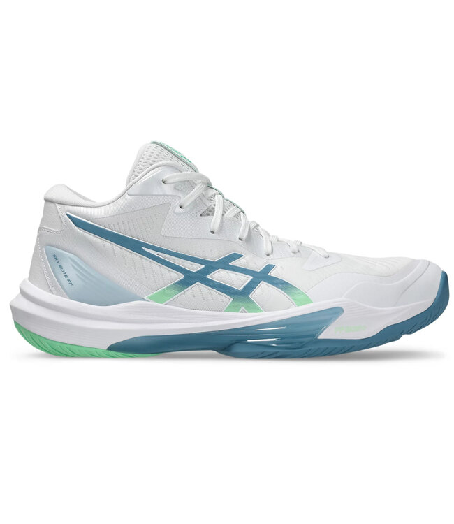 Asics Sky Elite FF MT 3 Men's Indoor Shoe - White/Saba Blue