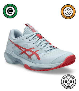 Asics Solution Speed FF 4 Clay Women's Shoe - Sky/Sienna