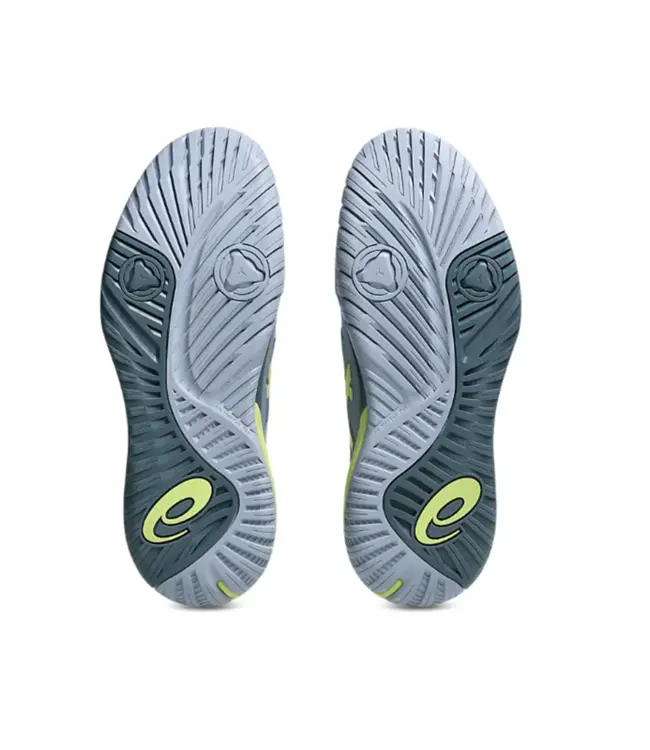 Asics Gel Resolution X Wide 2E Men's Shoe - Grey Blue/Pistachio