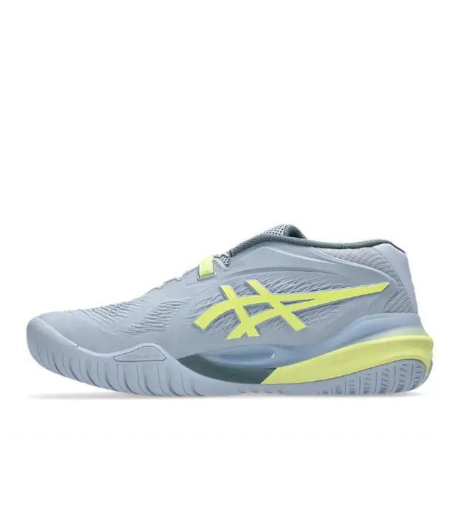 Asics Gel Resolution X Wide 2E Men's Shoe - Grey Blue/Pistachio