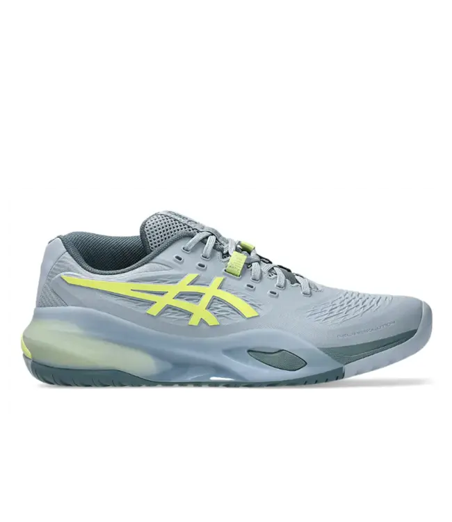 Asics Gel Resolution X Wide 2E Men's Shoe - Grey Blue/Pistachio