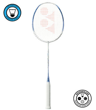 Yonex Nanoflare 001 Clear Badminton Racket - white/sax