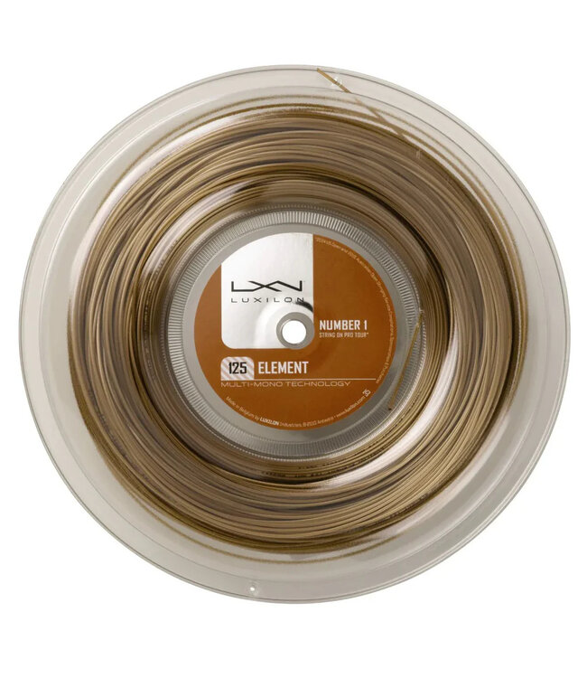 Luxilon Element 16L/1.25 Tennis String Reel - Bronze