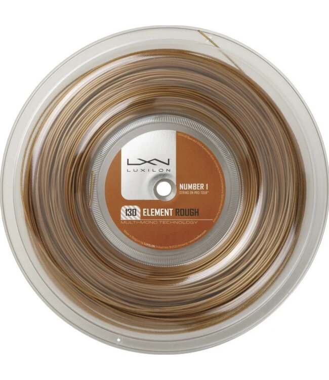 Luxilon Element 16/1.30 Tennis String Reel - Bronze