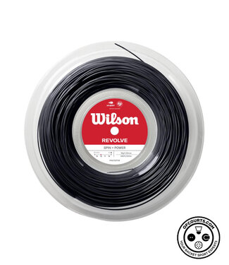 Wilson Revolve Spin 16/1.30 Tennis String Reel - Black