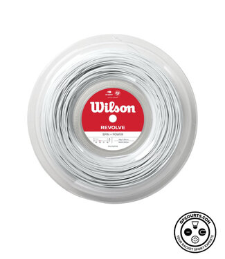 Wilson Revolve 16 Tennis String Reel 200m - White