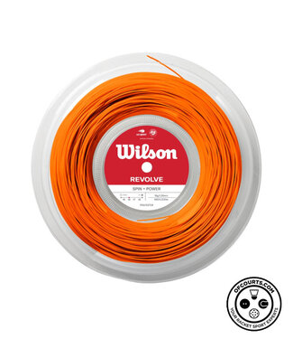 Wilson Revolve 16 Tennis String Reel 200m - Orange