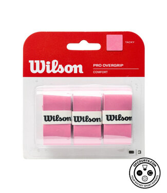 Wilson Pro Comfort Overgrip 3 Pack (Pink)