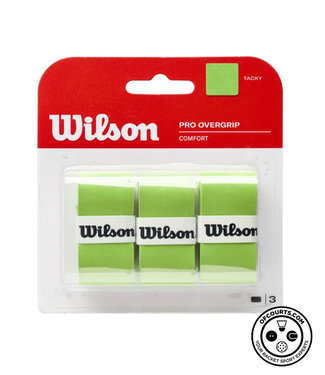 Wilson Pro Comfort Overgrip 3 Pack (Green)