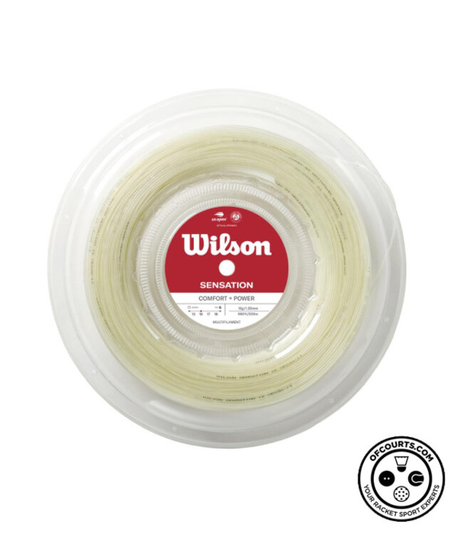 Wilson Sensation 16 Tennis String Reel - Natural
