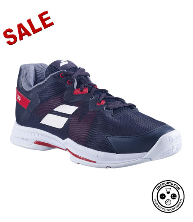 Babolat SFX3 All Court Men's Tennis Shoe - Black/Red @ Lowest Price