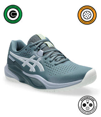 Asics Gel Challenger 15 Men's Tennis Shoe - Ironclad/Grey Blue