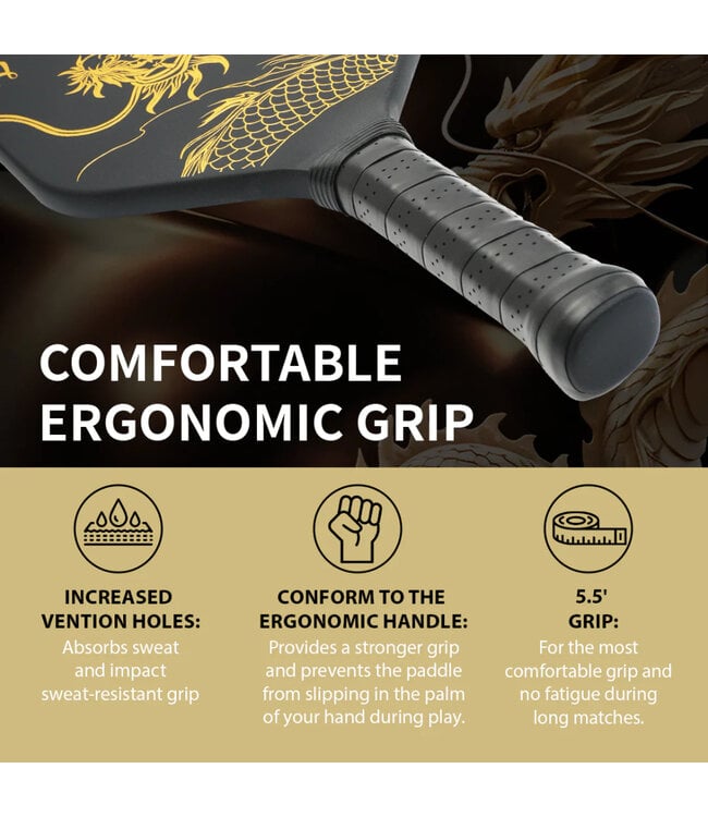 Luzz pickleball Imperial Dragon Paddle(14mm)