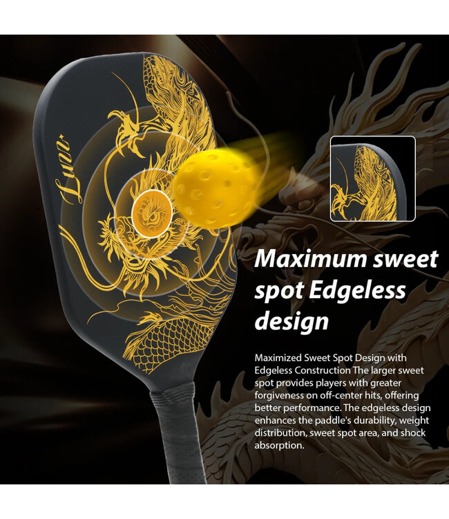 Luzz Luzz pickleball Imperial Dragon Paddle (14mm)