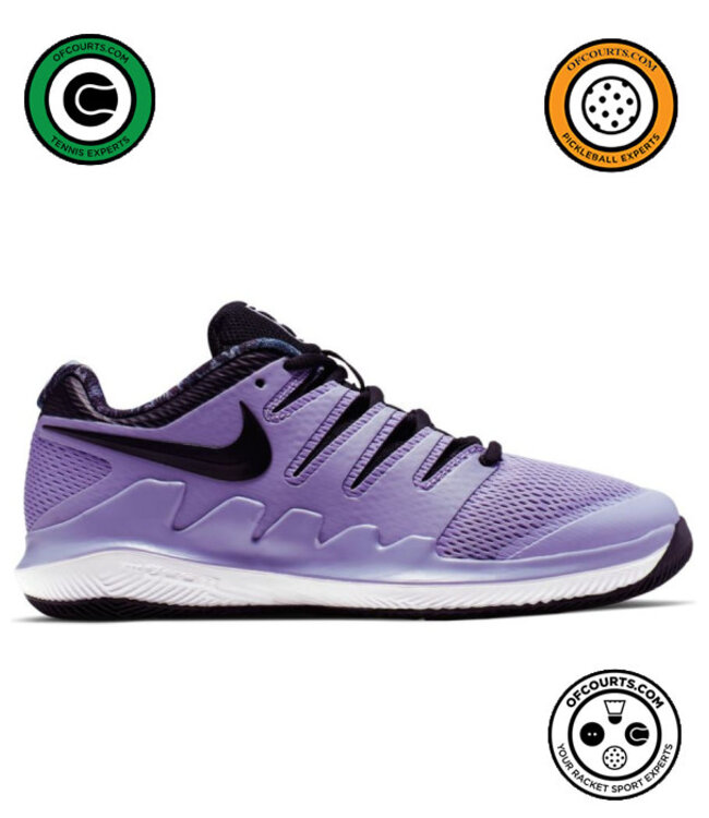NIke Vapor X Jr Tennis Shoe - Purple agate/Black