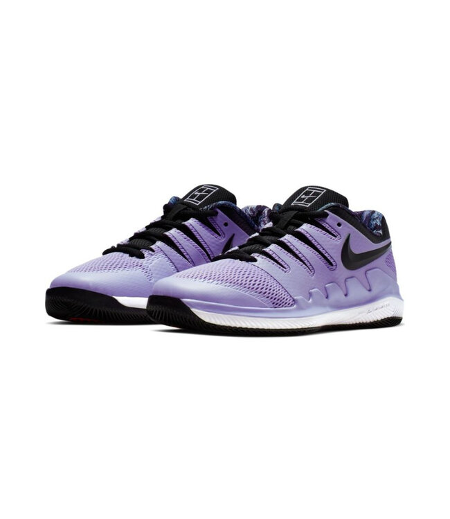NIke Vapor X Jr Tennis Shoe - Purple agate/Black