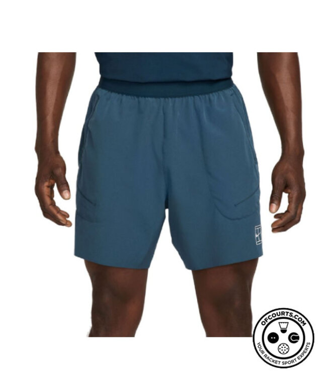 NIke Court Advantage 6" Short - Armory Navy/White