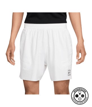 NIke Court Advantage 6" Short - White/Black