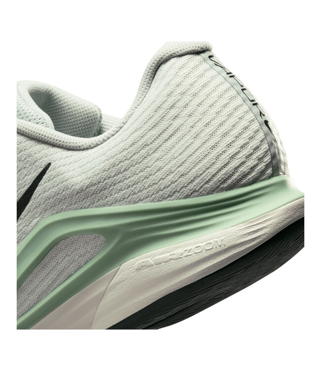 NIke Vapor 12 Men's Clay Tennis Shoe - Light Silver/Black Steam