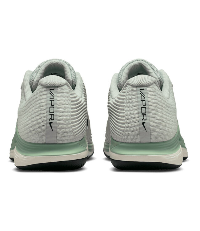 NIke Vapor 12 Men's Clay Tennis Shoe - Light Silver/Black Steam