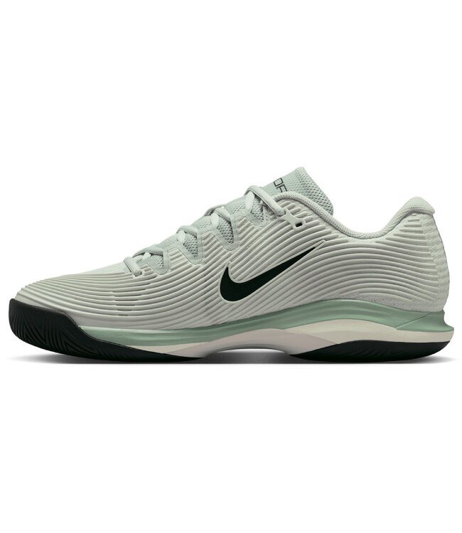 NIke Vapor 12 Men's Tennis Shoe - Light Silver/Black Steam