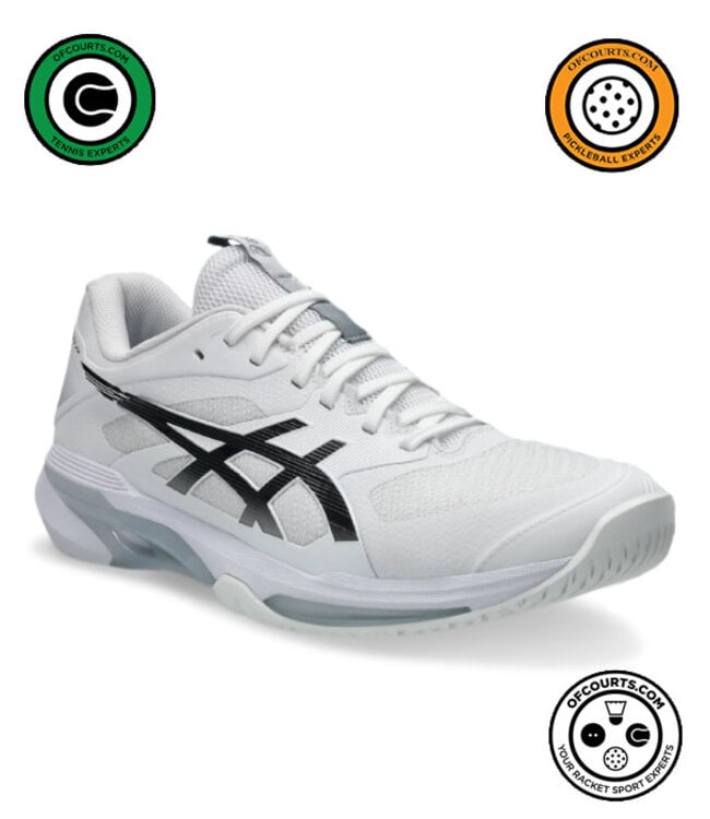 Asics Solution Speed FF 4 Men's Tennis Shoe - White/Black