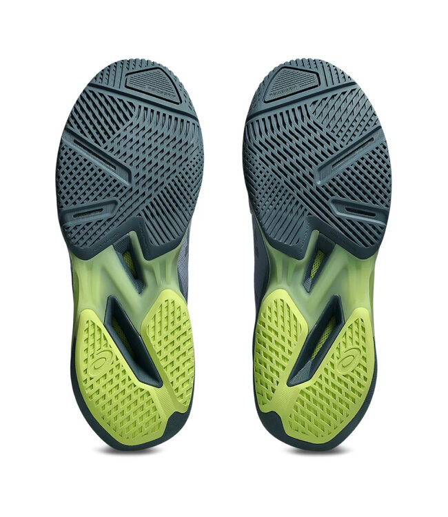 Asics Solution Speed FF 4 Men's Tennis Shoe - Grey Blue/Ironclad