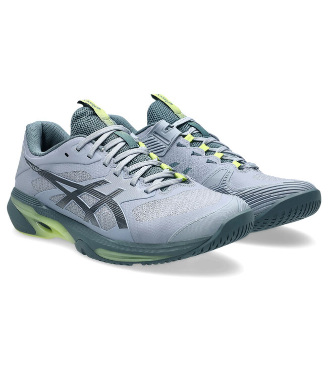 Asics Solution Speed FF 4 Men's Tennis Shoe - Grey Blue/Ironclad