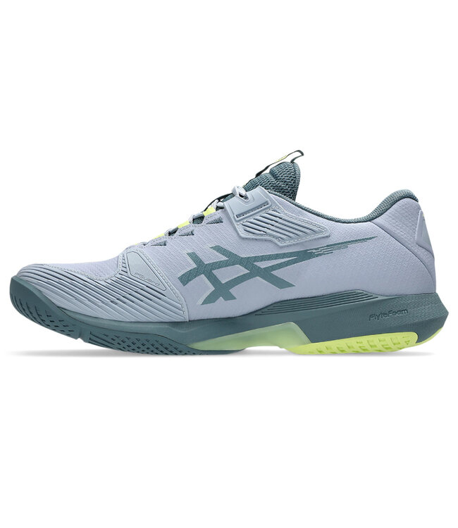 Asics Solution Speed FF 4 Men's Tennis Shoe - Grey Blue/Ironclad