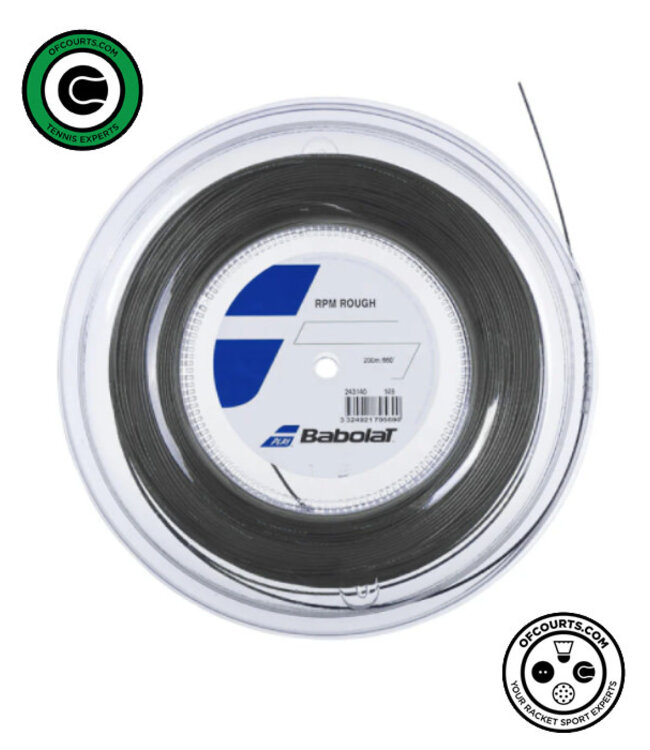 Babolat RPM Rough 125/17 Reel (200M) - Dark Grey
