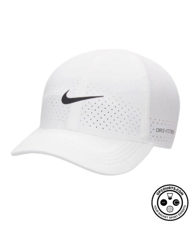 NIke Unisex Dri-FIT Advantage Club Tennis Cap - White