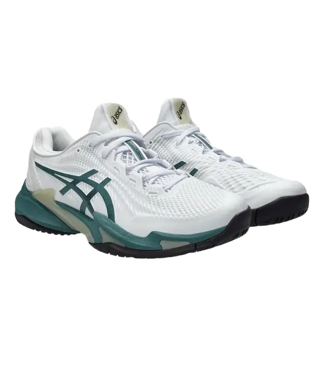 Asics Court FF 3 Men's Tennis Shoe - White/Foggy Teal
