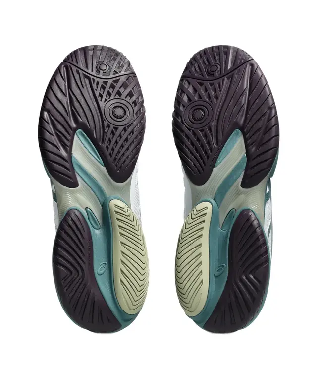Asics Court FF 3 Men's Tennis Shoe - White/Foggy Teal