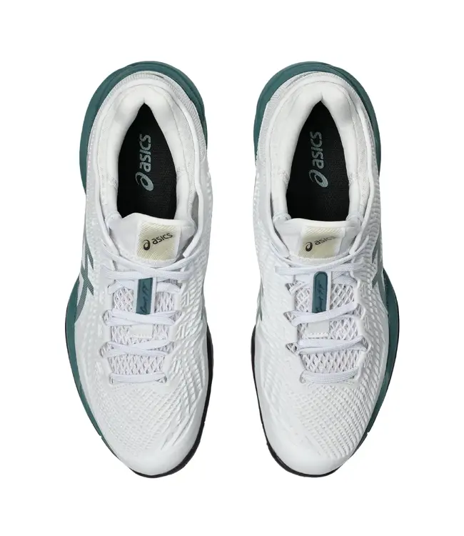 Asics Court FF 3 Men's Tennis Shoe - White/Foggy Teal