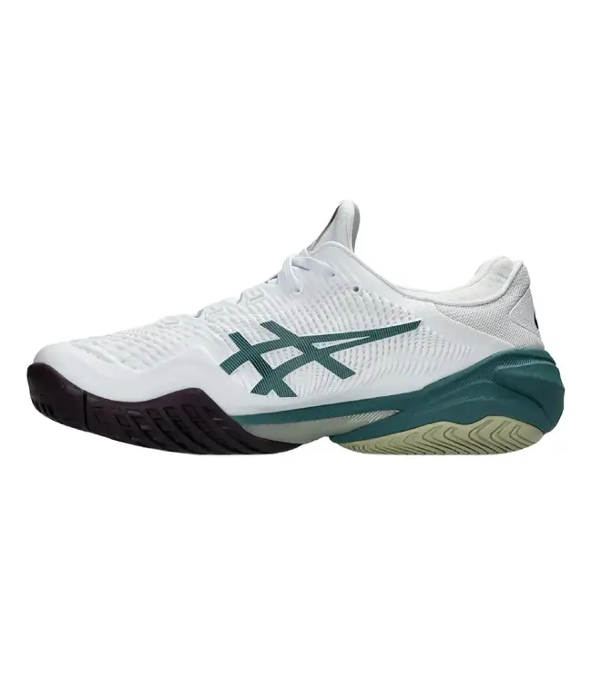 Asics Court FF 3 Men's Tennis Shoe - White/Foggy Teal